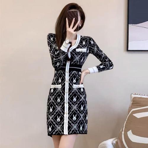 ĐẦM LEN THỎ VIỀN CAO CẤP 2023